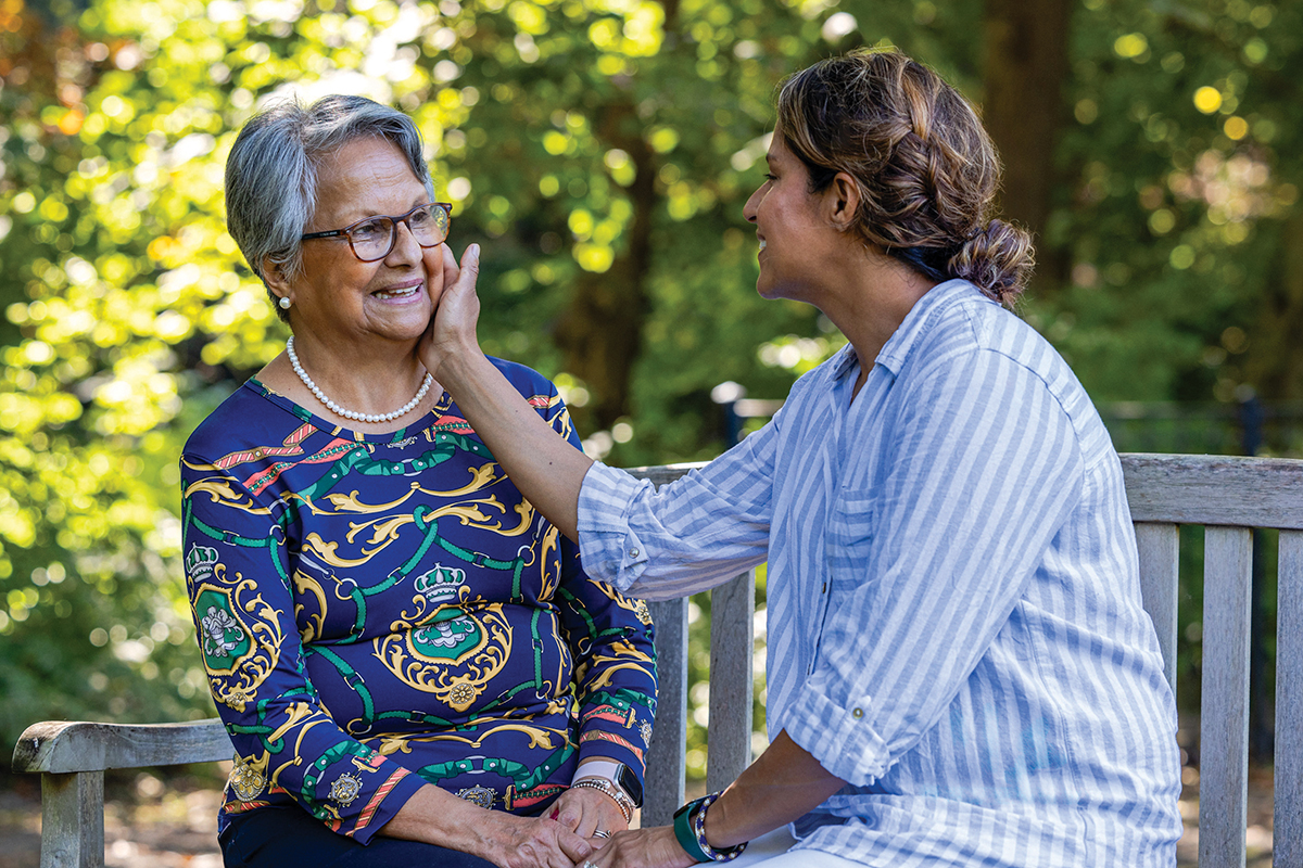 Beatriz Galvin is grateful her daughter, Diana, could be by her side during her treatment for breast cancer at MSK.