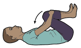 Figure 6. Knee to chest stretch